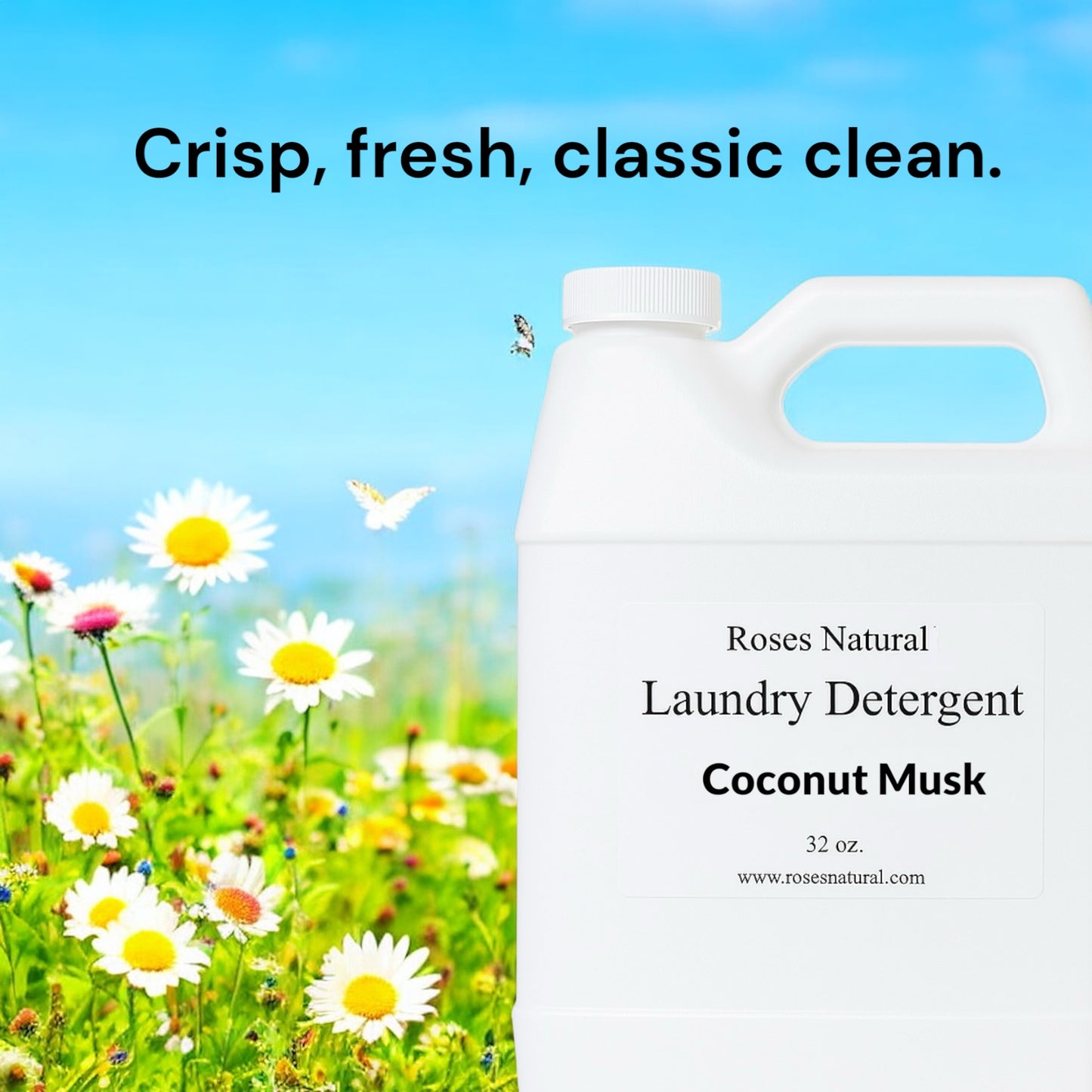 Roses Natural Luxury Laundry Detergent – 32 oz