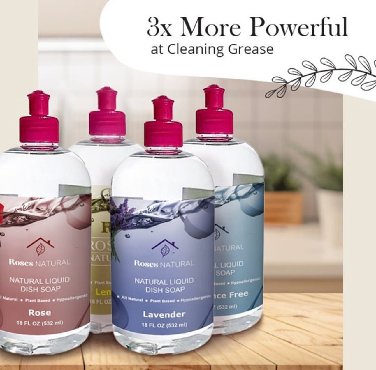 Natural Dish Soap - Lavender