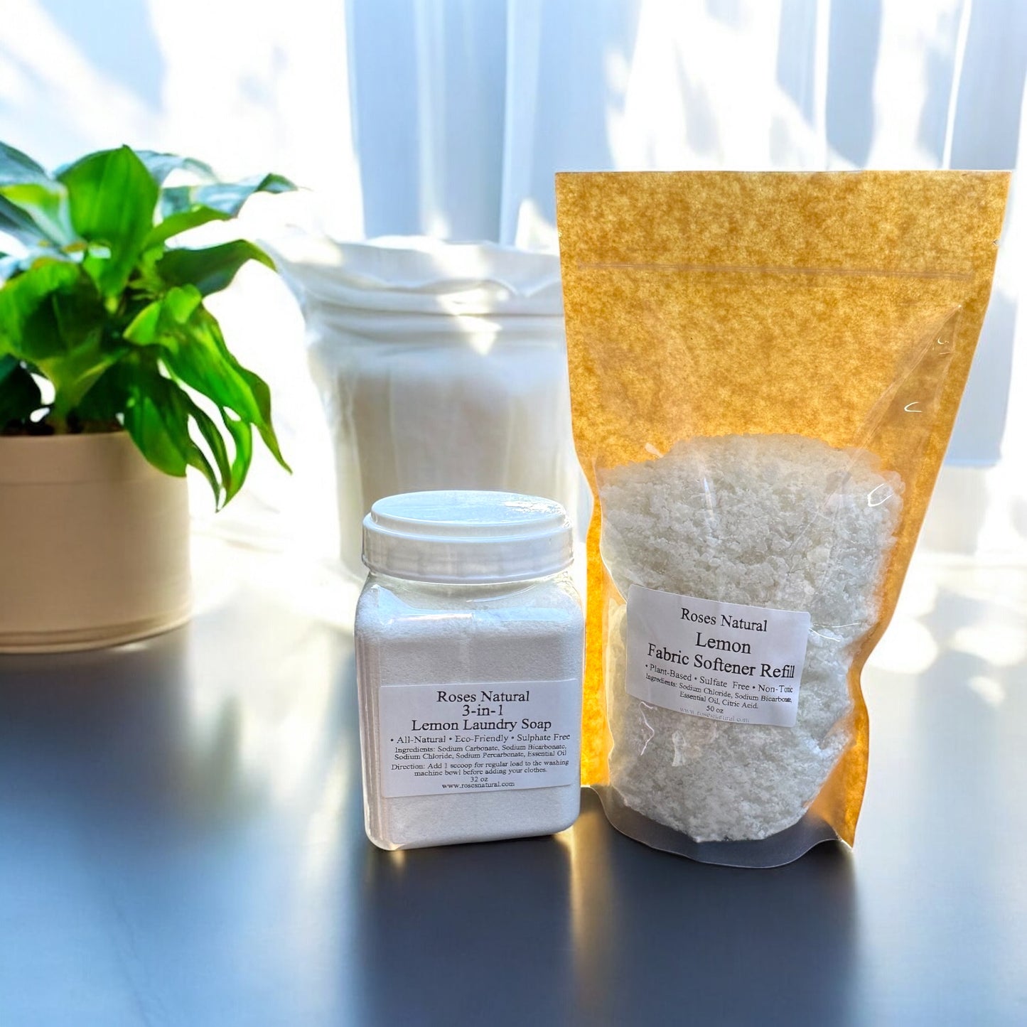 3-in-1 Laundry Soap & Fabric Softener Crystal Bundle