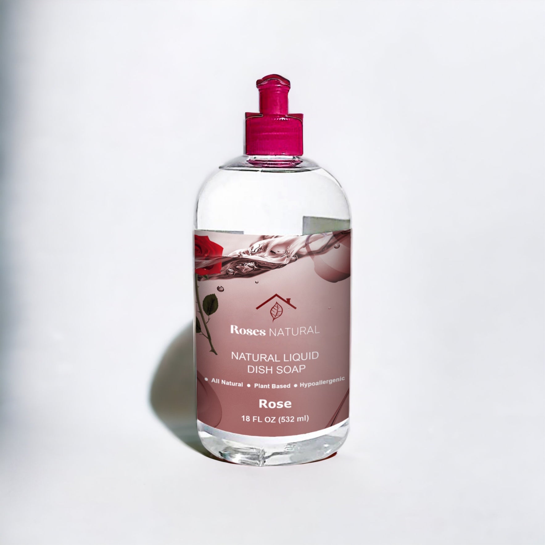 Natural Dish Soap Rose Roses Natural