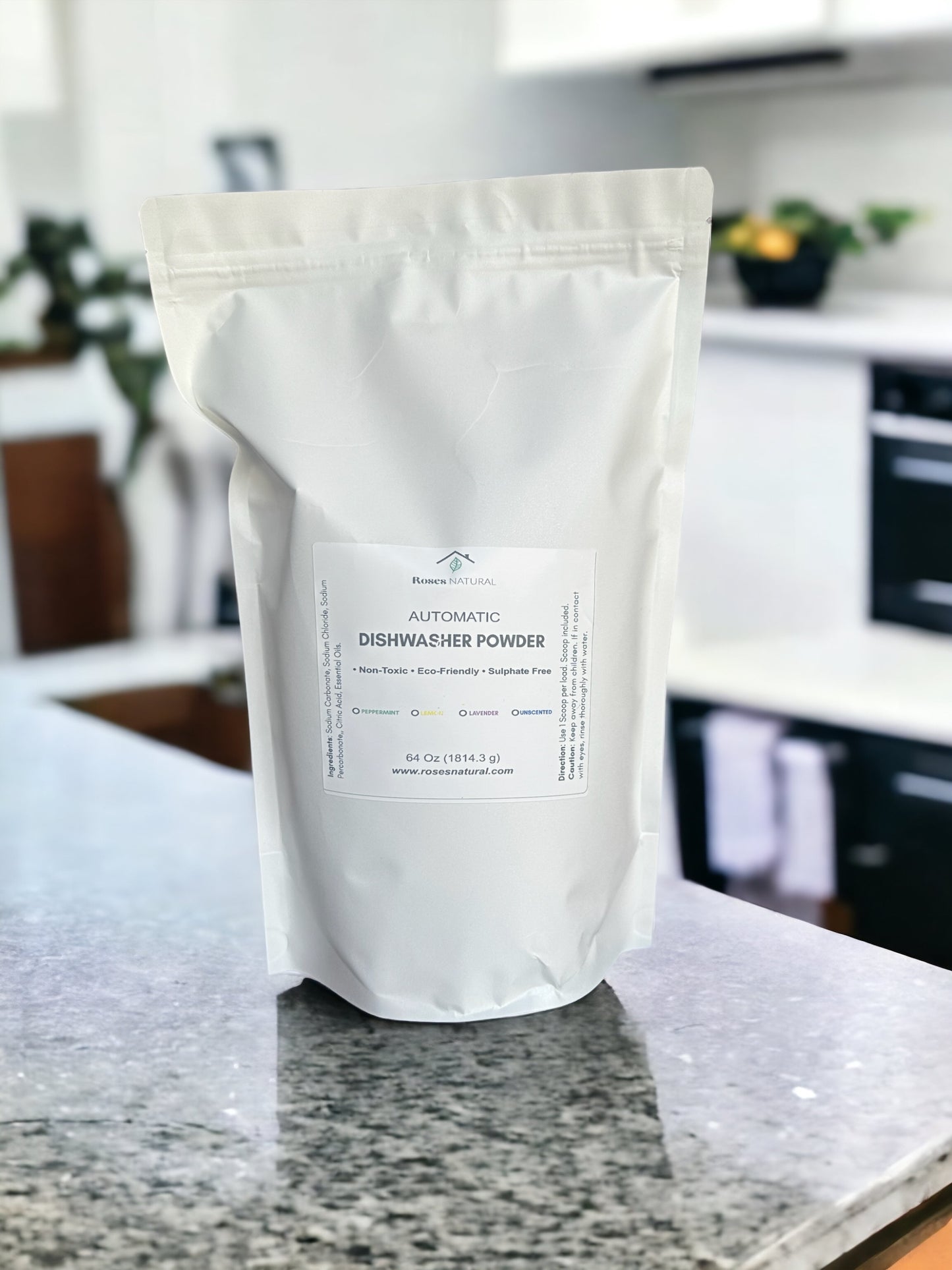 Roses Natural Bio-Enzyme Dishwasher Powder