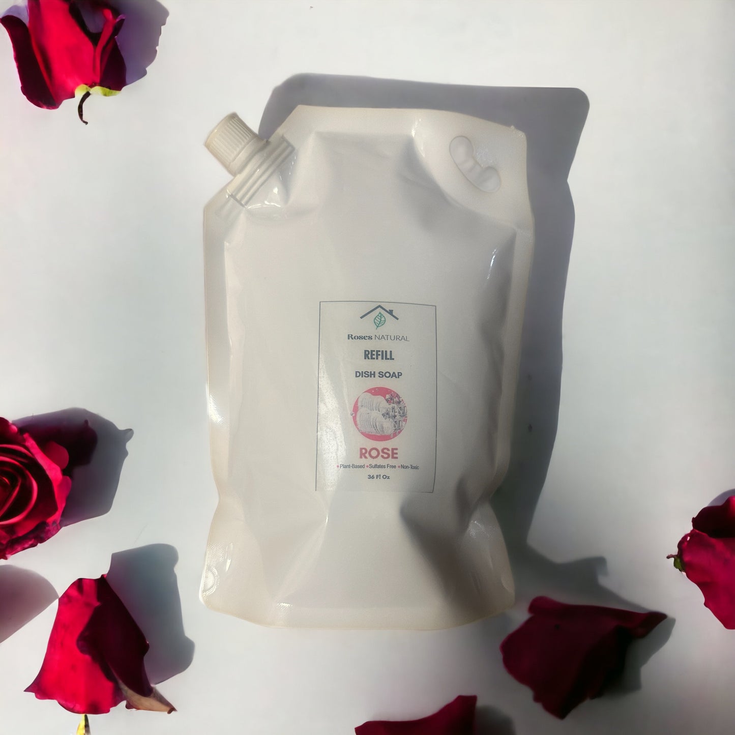 Natural Dish Soap - Rose