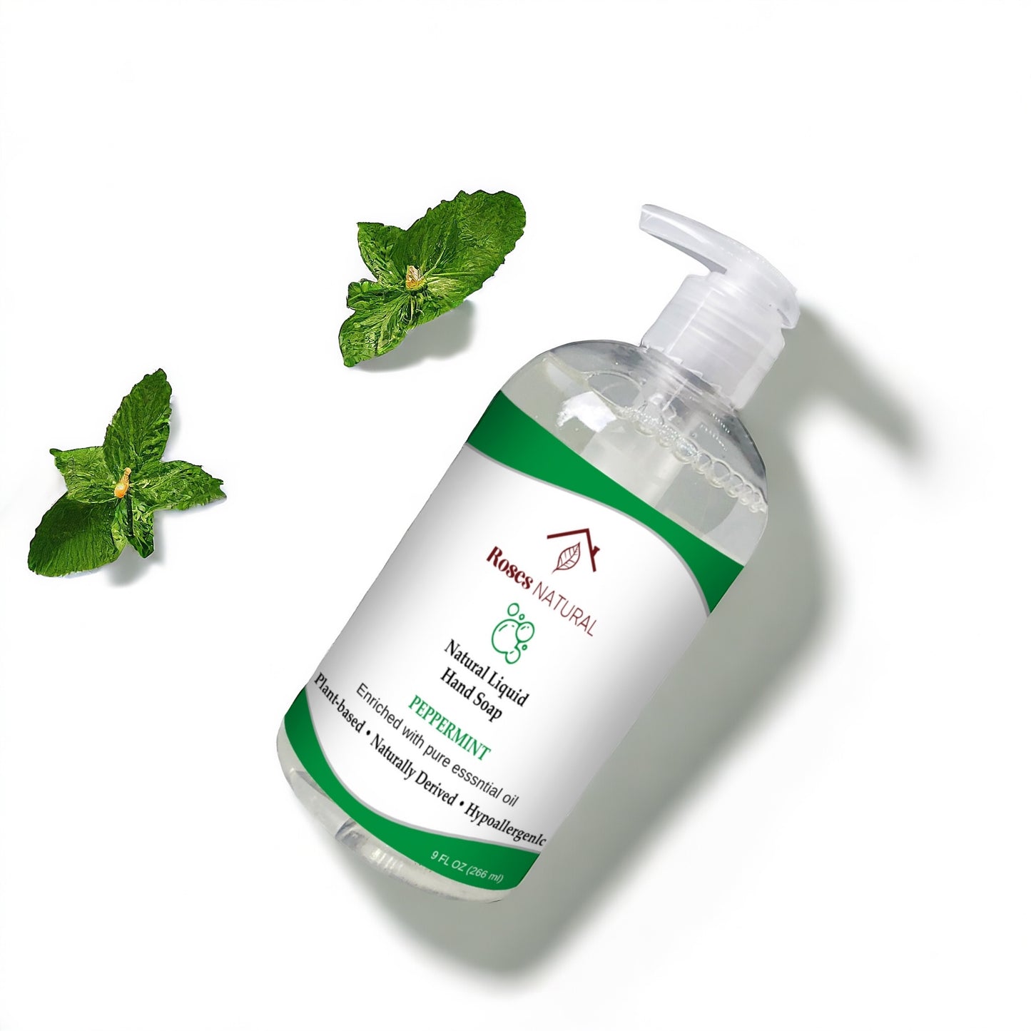 Natural Liquid Hand Soap - Peppermint