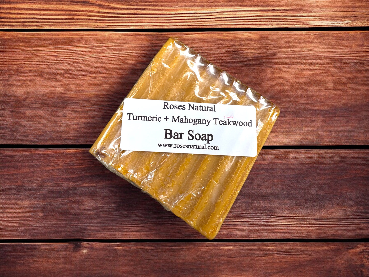 Turmeric + Mahogany Teakwood Bar Soap