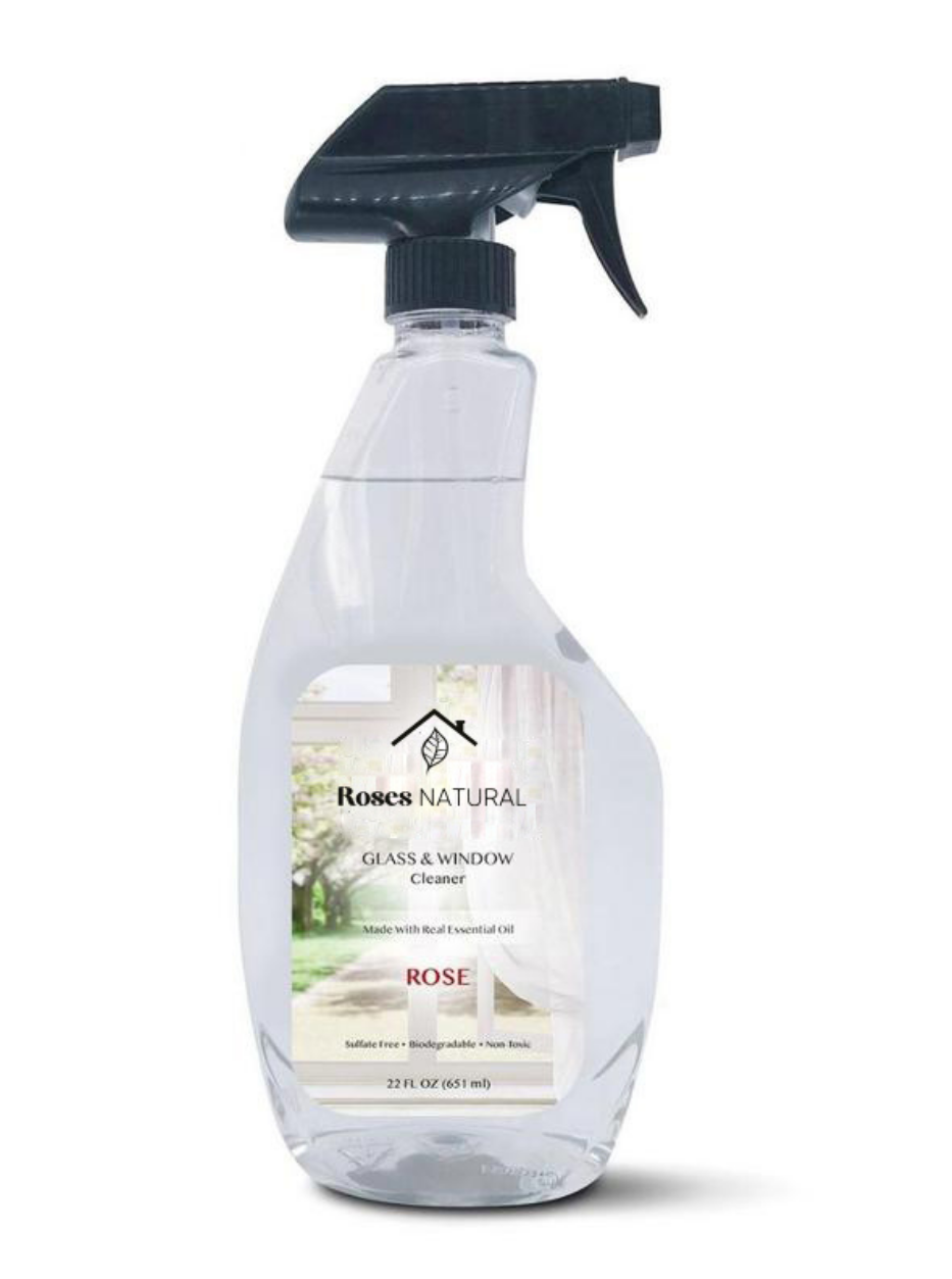 Natural Glass Cleaner - Rose
