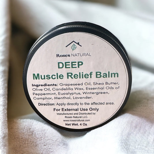An image of Roses Natural Deep Muscle Relief Balm
