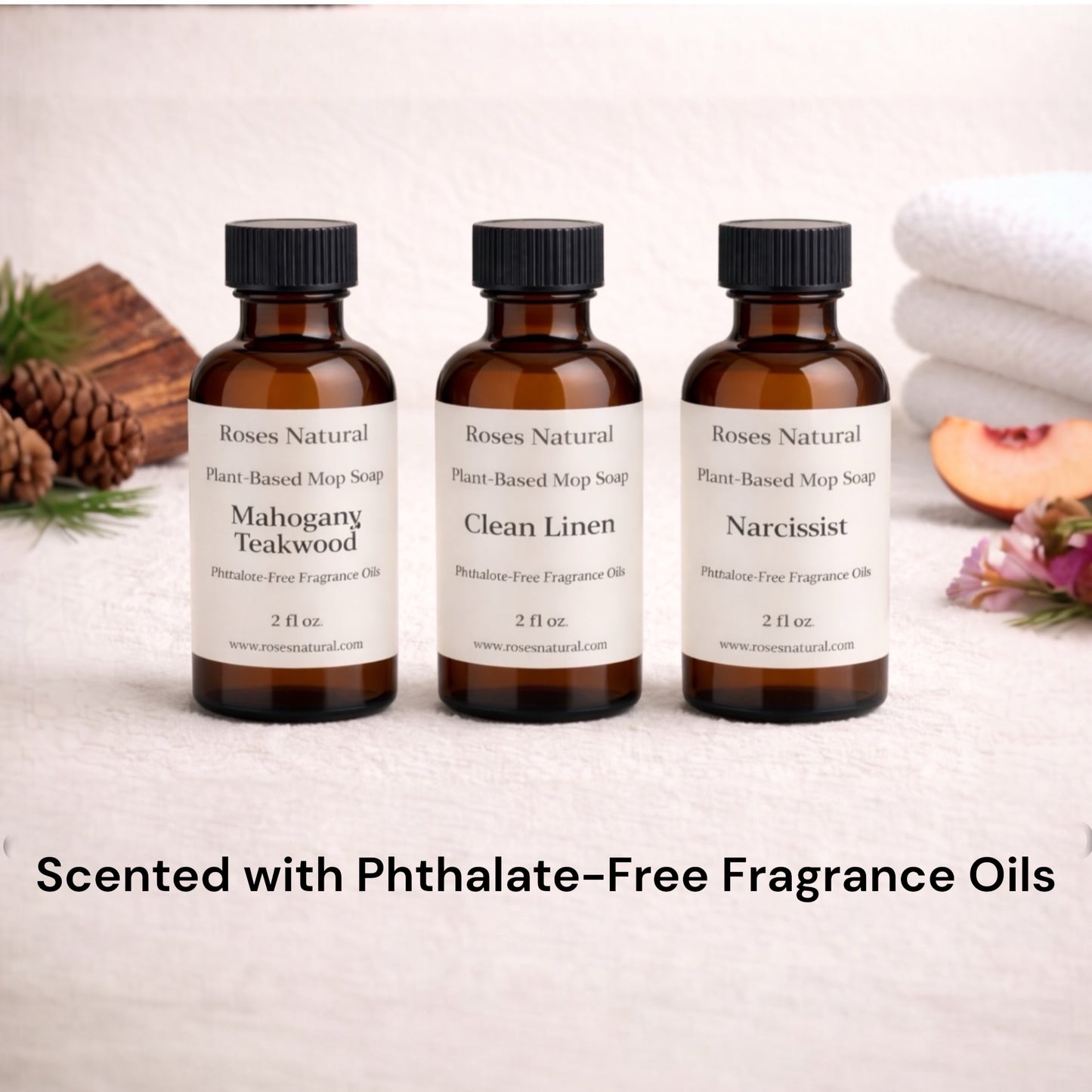 Roses Natural Plant-Based Mop Soap – Scent Discovery Set