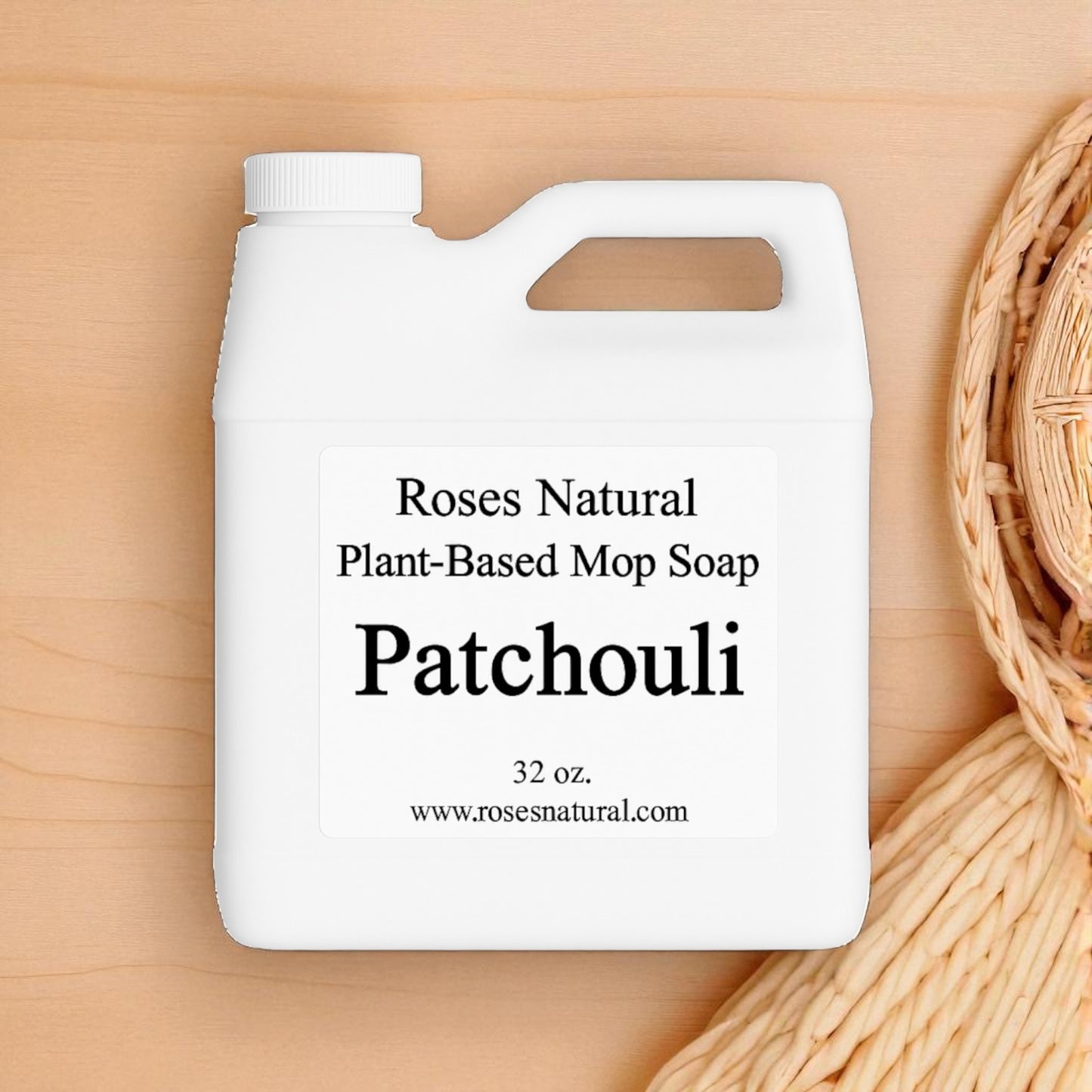 Roses Natural Plant-Based Mop Soap | Non-Toxic Floor Cleaner (32 oz)