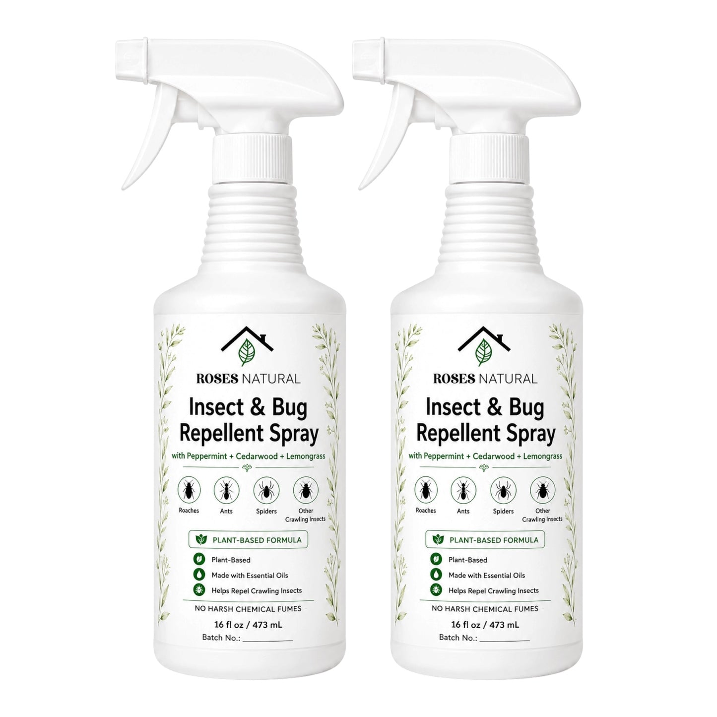 Roses Natural Plant-Based Insect & Bug Repellent Spray