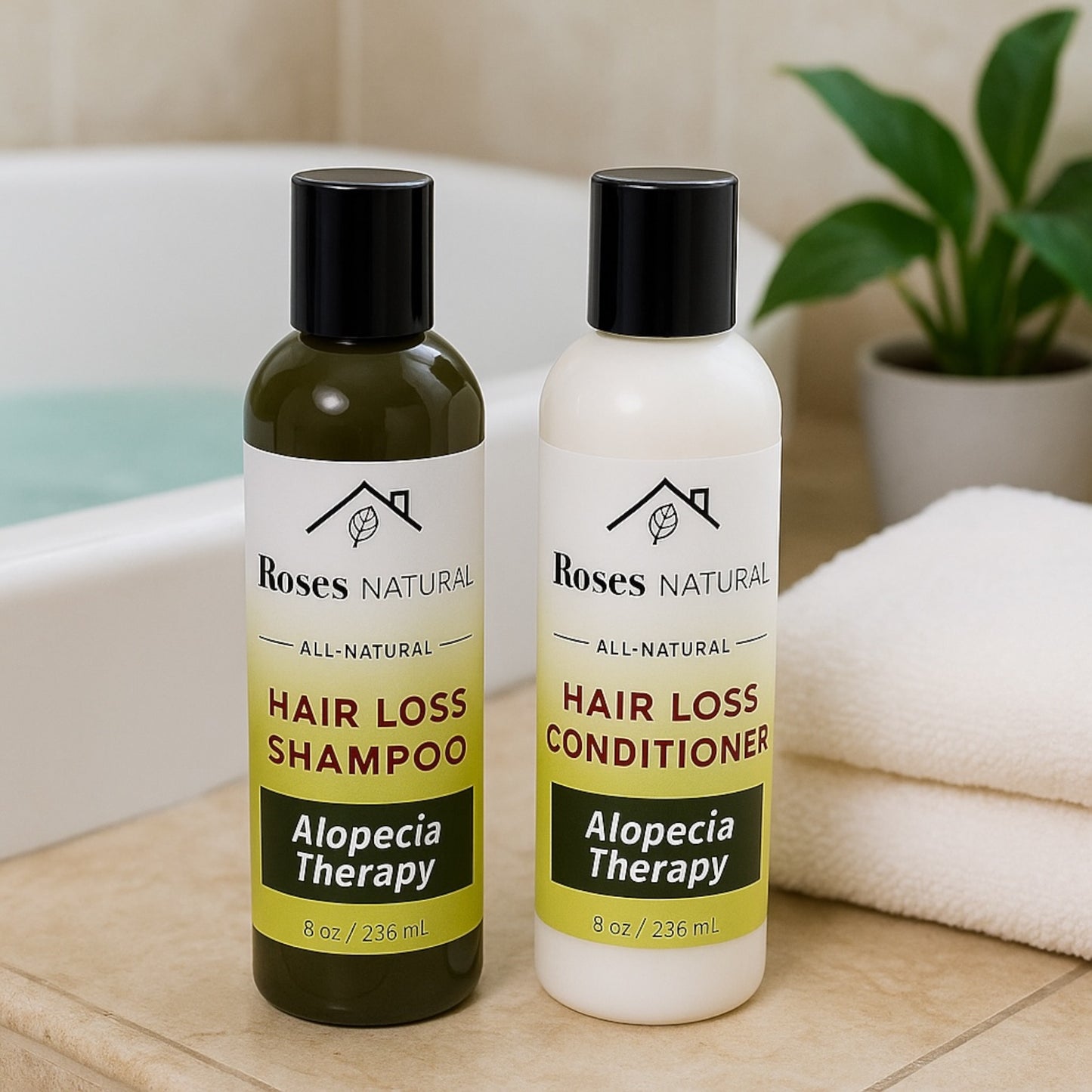 Hair Loss Shampoo & Conditioner Set – Alopecia Therapy Formula