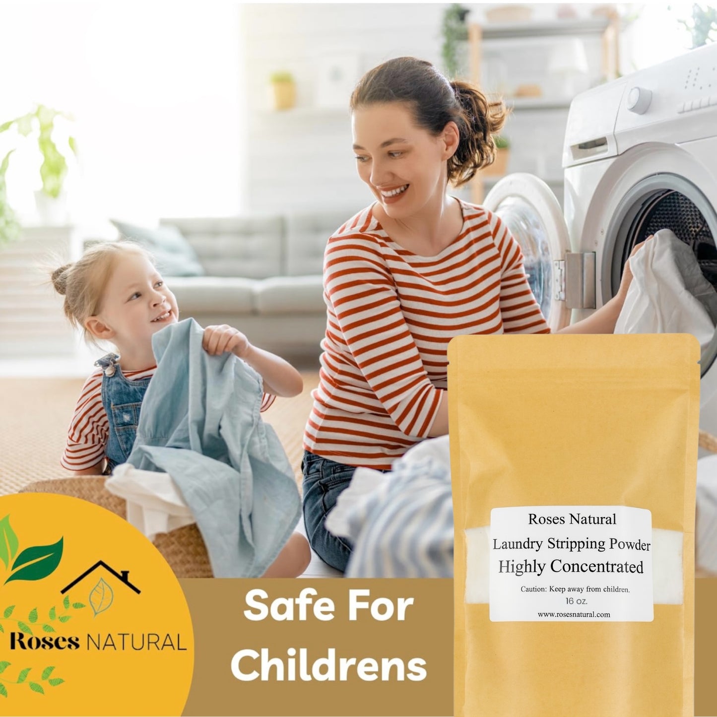 Natural Laundry Stripping Powder