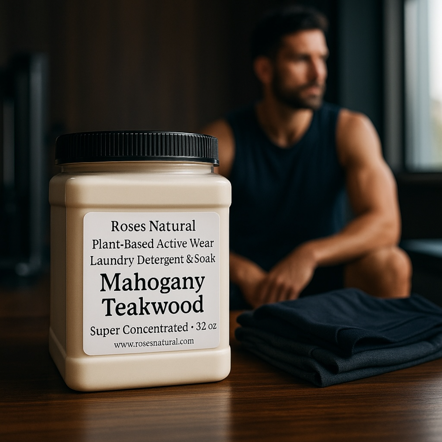 Roses Natural Plant-Based Active Wear Laundry Detergent & Soak