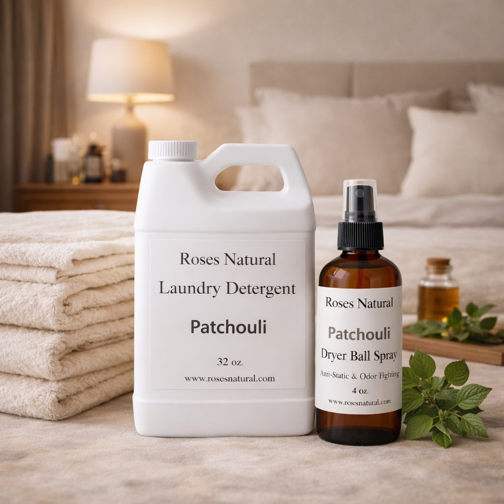 Plant-Based Laundry Detergent Liquid & Dryer Ball Spray Bundle