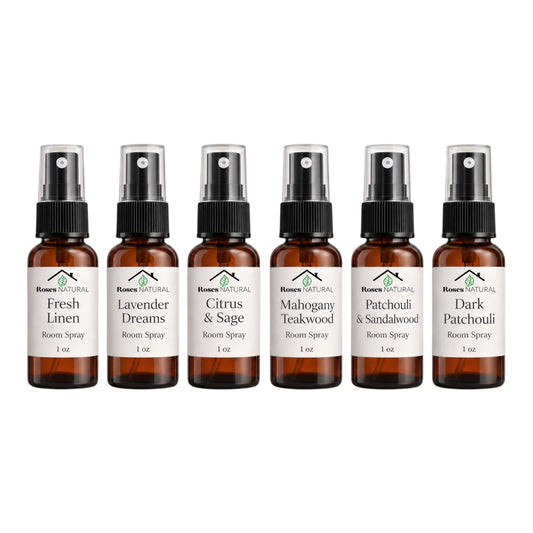 Room Spray Discovery Set – 6 Scents, 1 oz Each