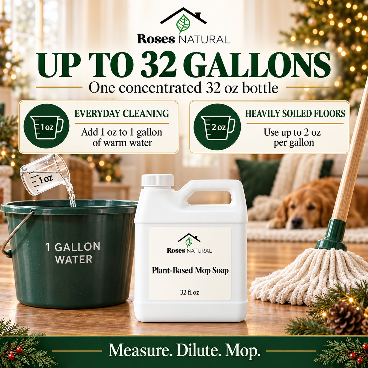 Limited-Edition Holiday Mop Soap | 32 oz