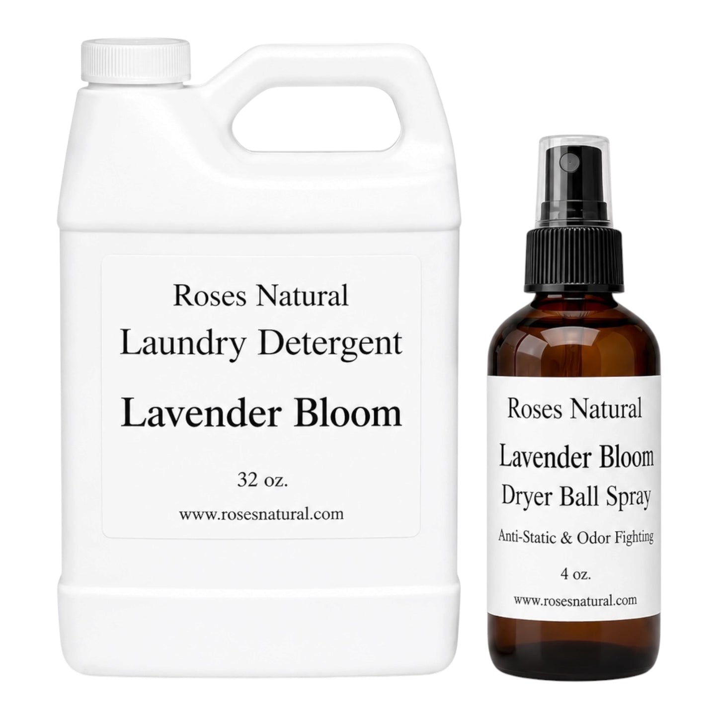Plant-Based Laundry Detergent Liquid & Dryer Ball Spray Bundle