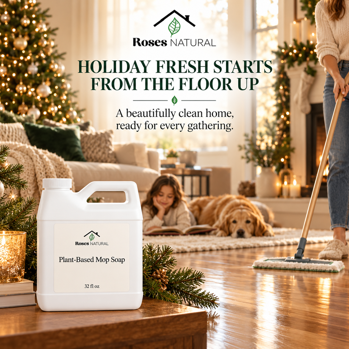 Limited-Edition Holiday Mop Soap | 32 oz