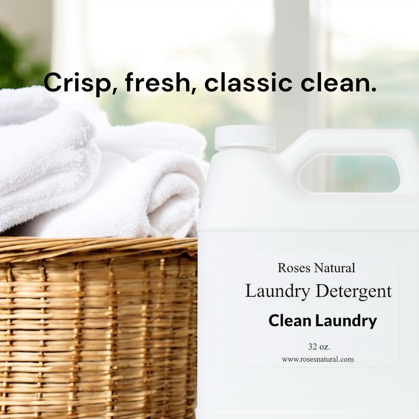 Roses Natural Luxury Laundry Detergent – 32 oz