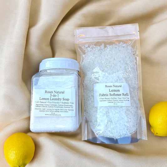 3-in-1 Laundry Soap & Fabric Softener Crystal Bundle
