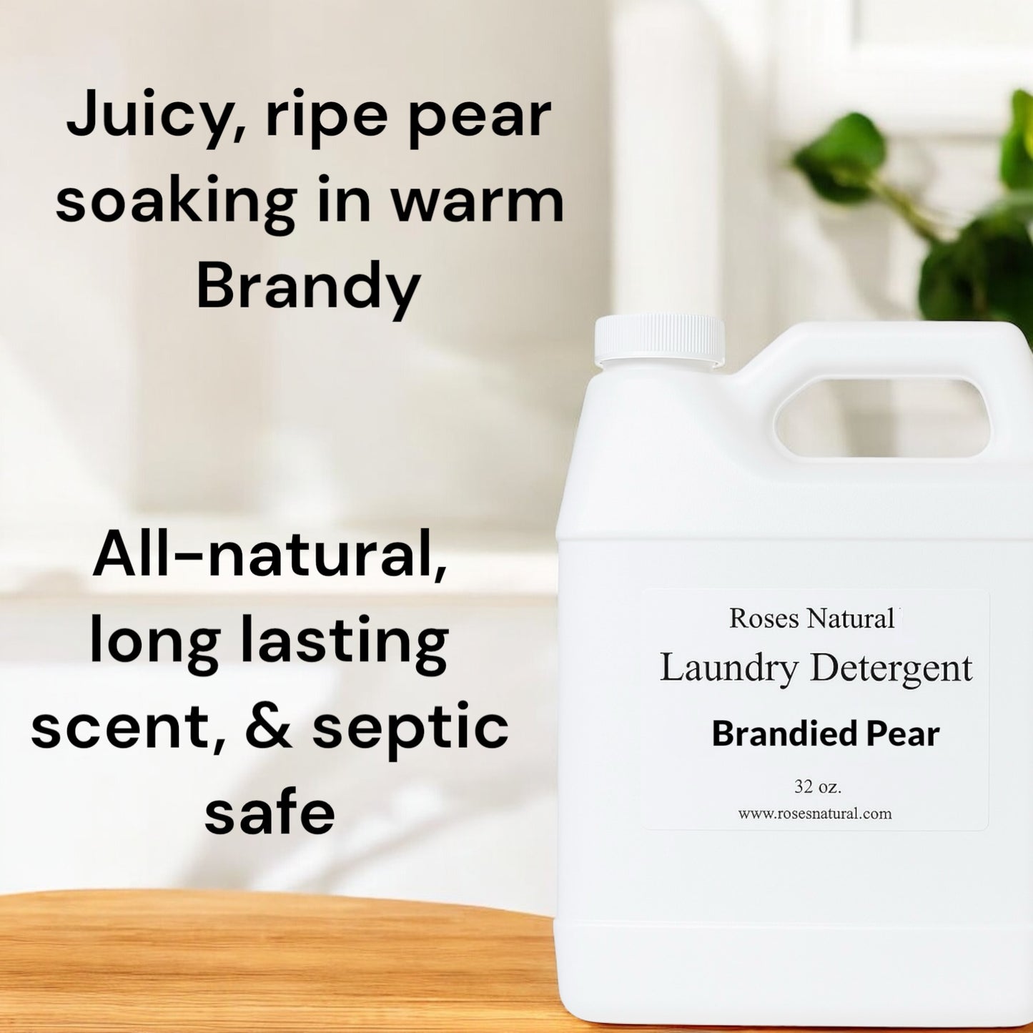Roses Natural Luxury Laundry Detergent – 32 oz