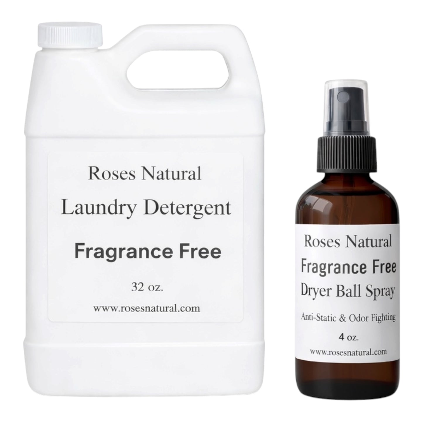 Plant-Based Laundry Detergent Liquid & Dryer Ball Spray Bundle