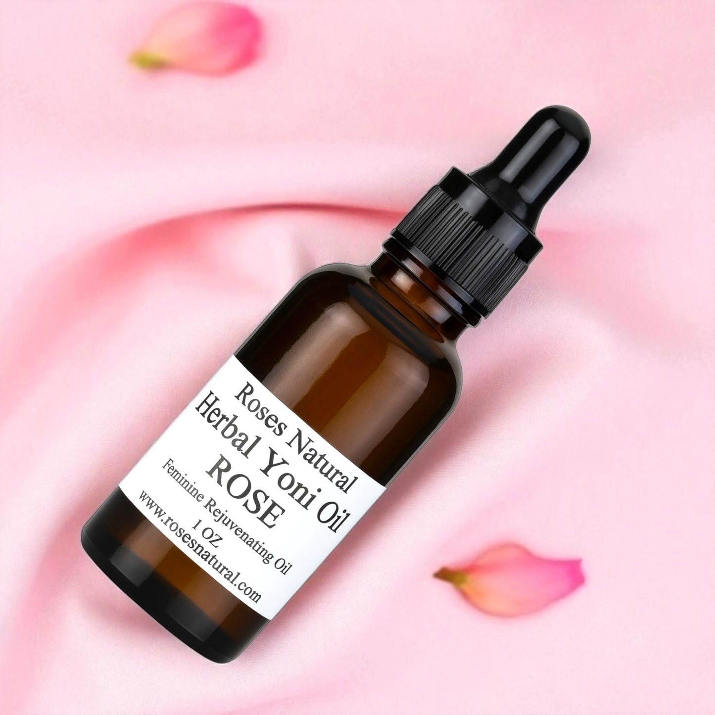 Roses Natural Herbal Yoni Oil – Feminine Rejuvenating Oil