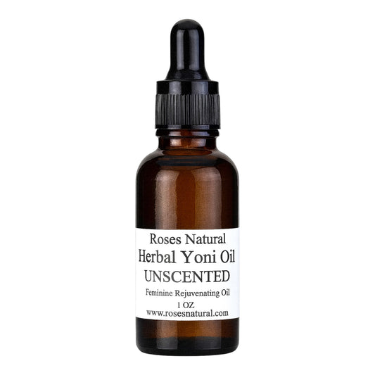 Roses Natural Herbal Yoni Oil – Feminine Rejuvenating Oil