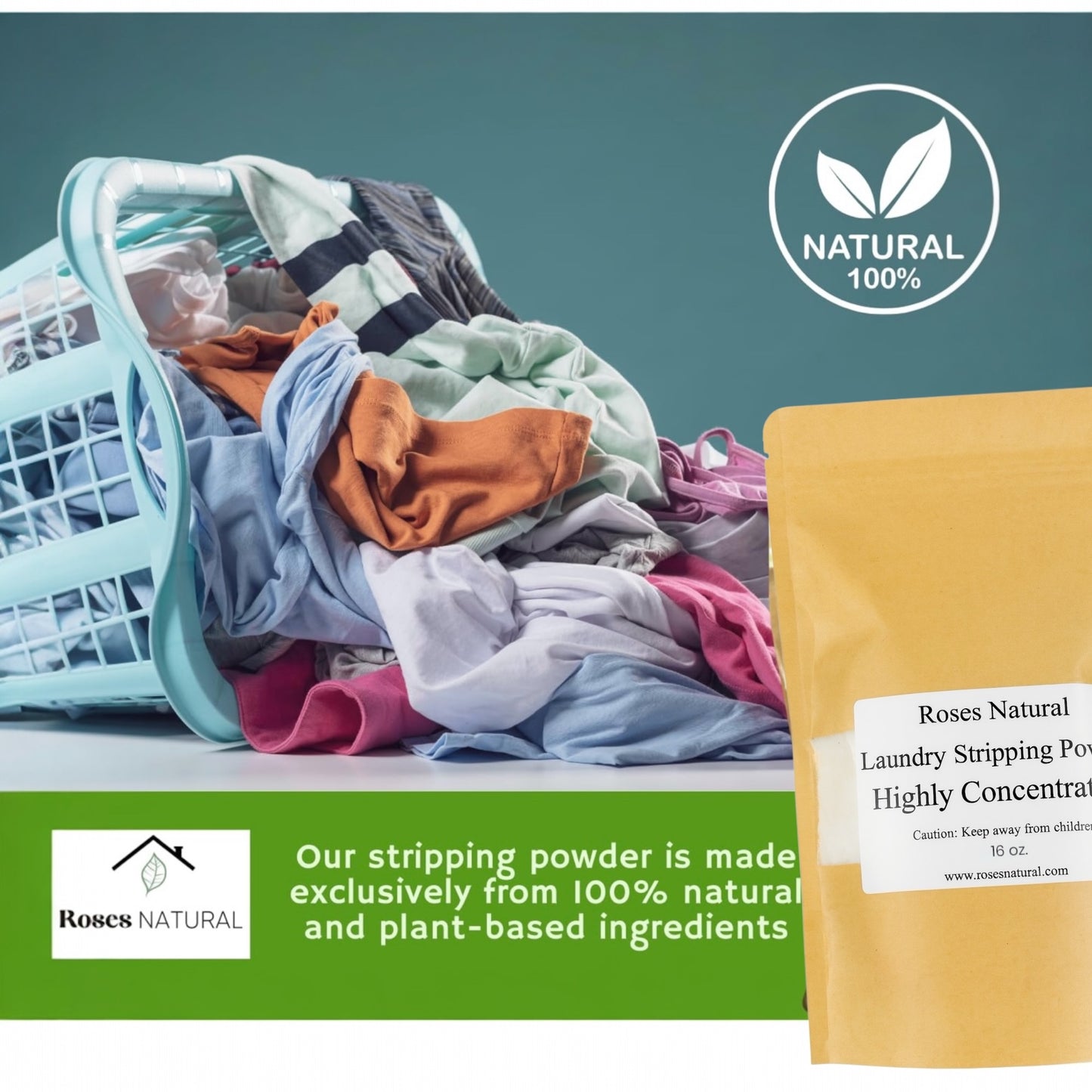 Natural Laundry Stripping Powder
