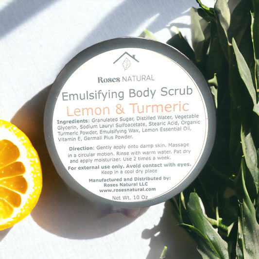 Turmeric + Lemon Emulsifying Body Scrub