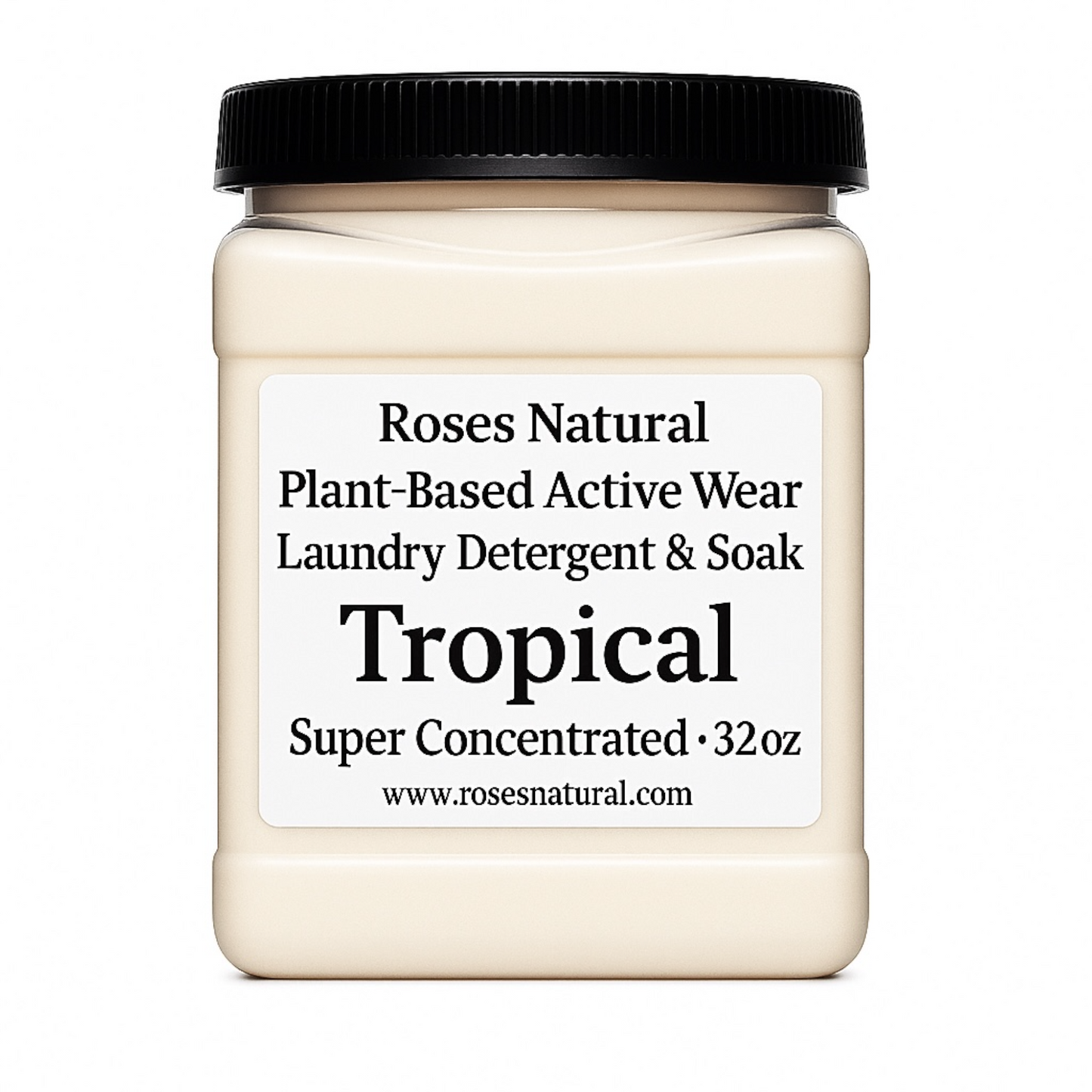 Roses Natural Plant-Based Active Wear Laundry Detergent & Soak