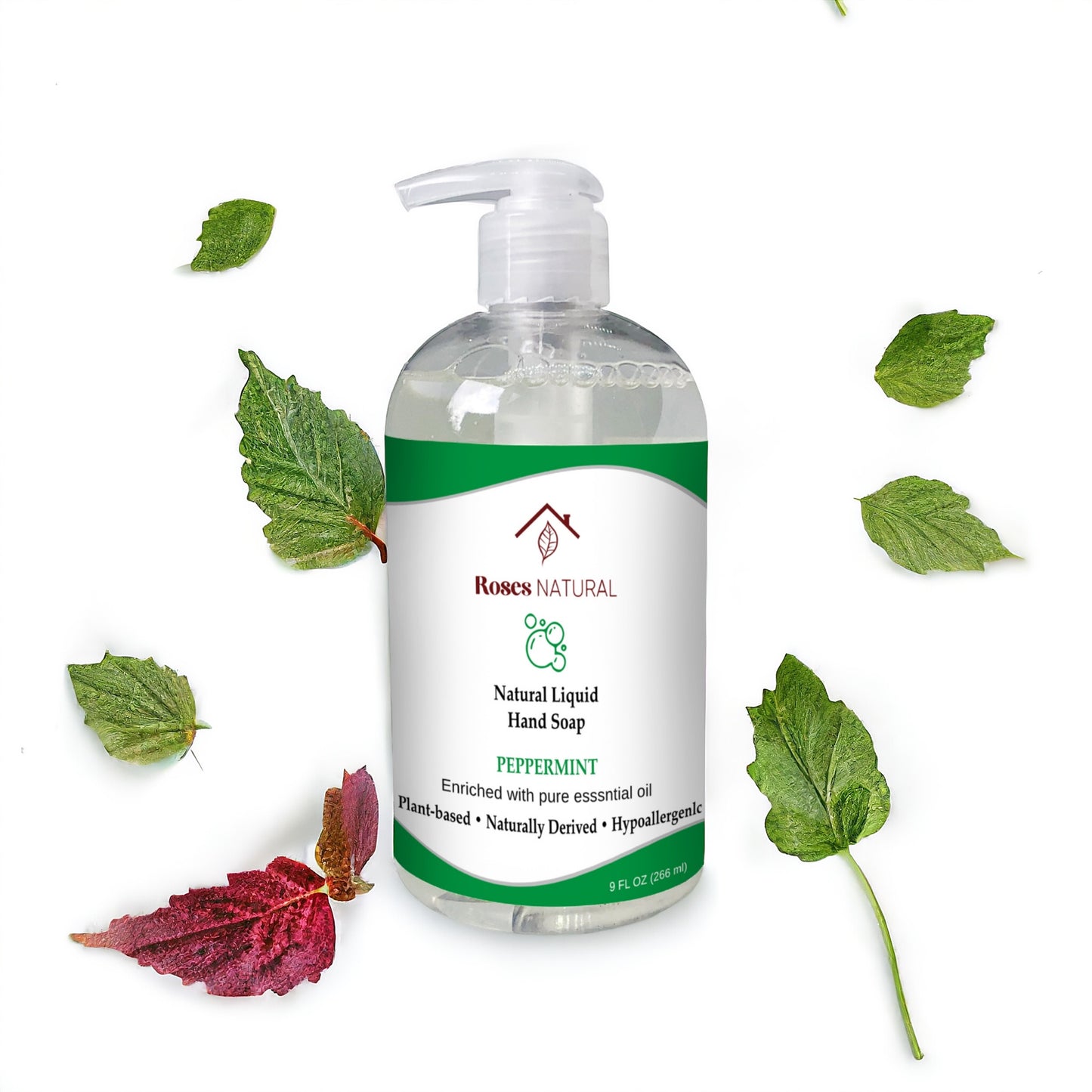 Natural Liquid Hand Soap - Peppermint