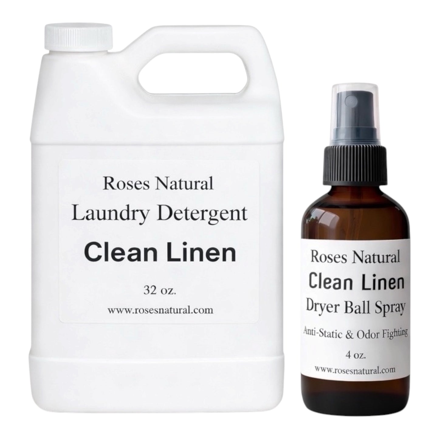 Plant-Based Laundry Detergent Liquid & Dryer Ball Spray Bundle