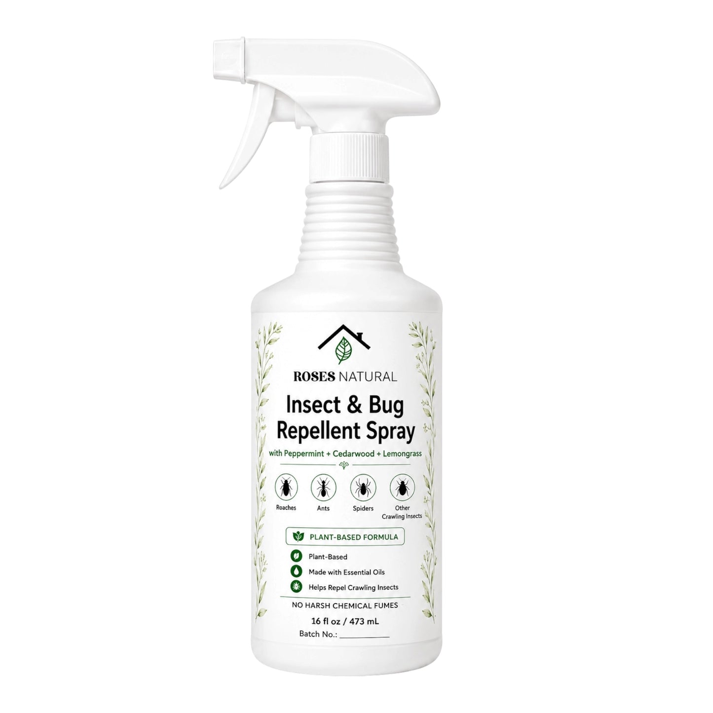 Roses Natural Plant-Based Insect & Bug Repellent Spray