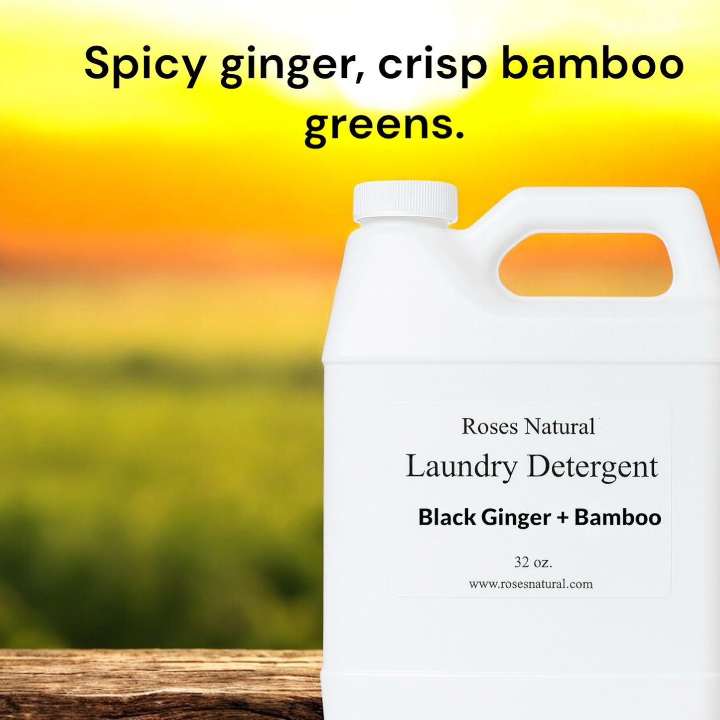 Roses Natural Luxury Laundry Detergent – 32 oz