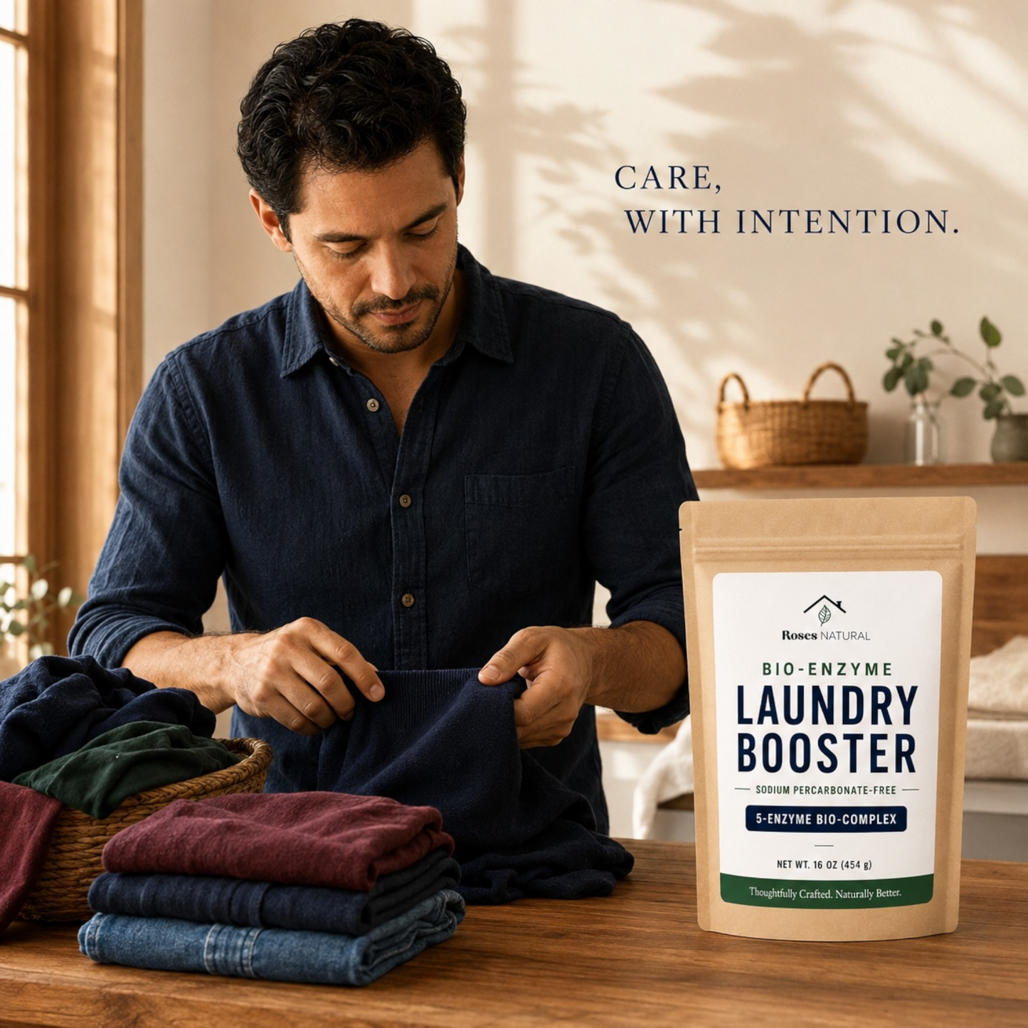 Bio-Enzyme Laundry Booster — Oxygen Bleach-Free