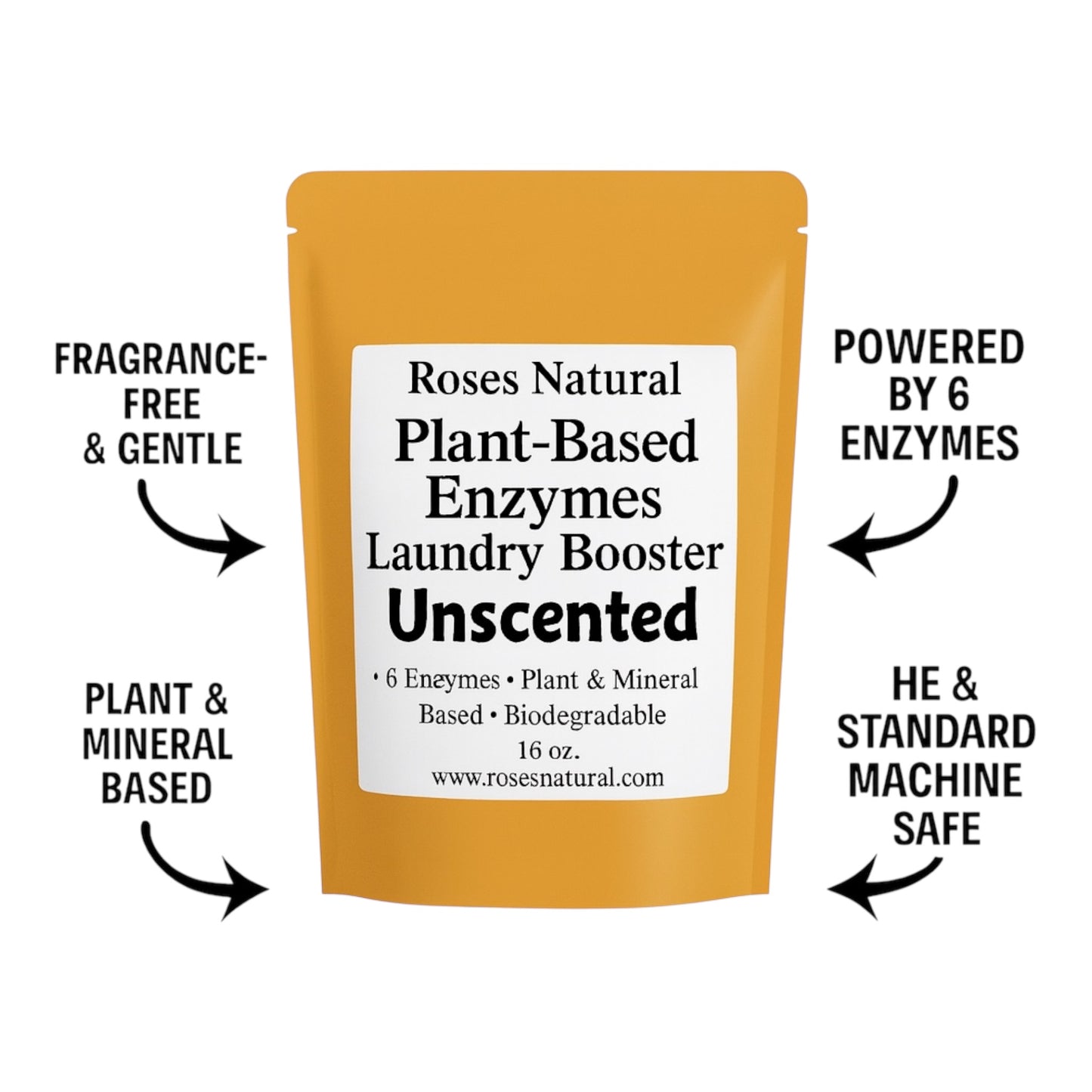 Plant-Based Enzymes Laundry Booster