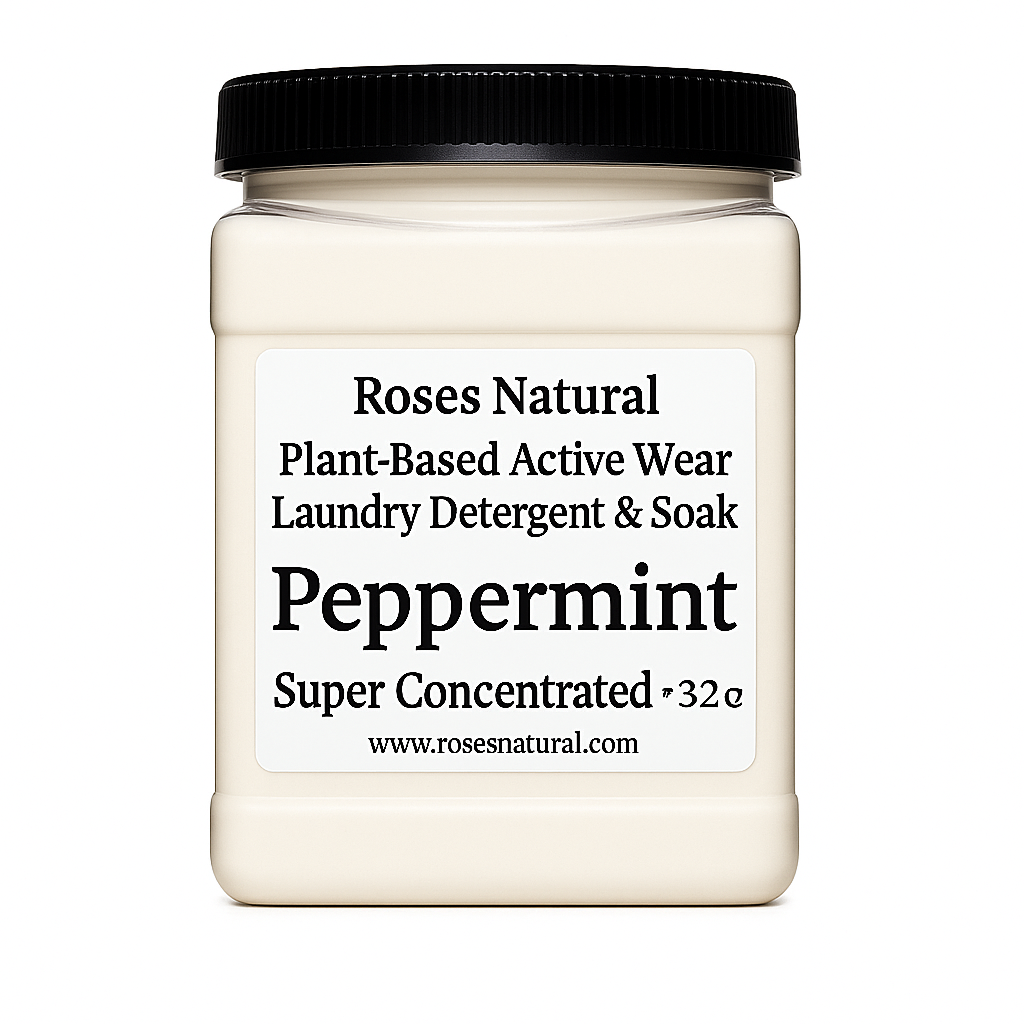 Roses Natural Plant-Based Active Wear Laundry Detergent & Soak