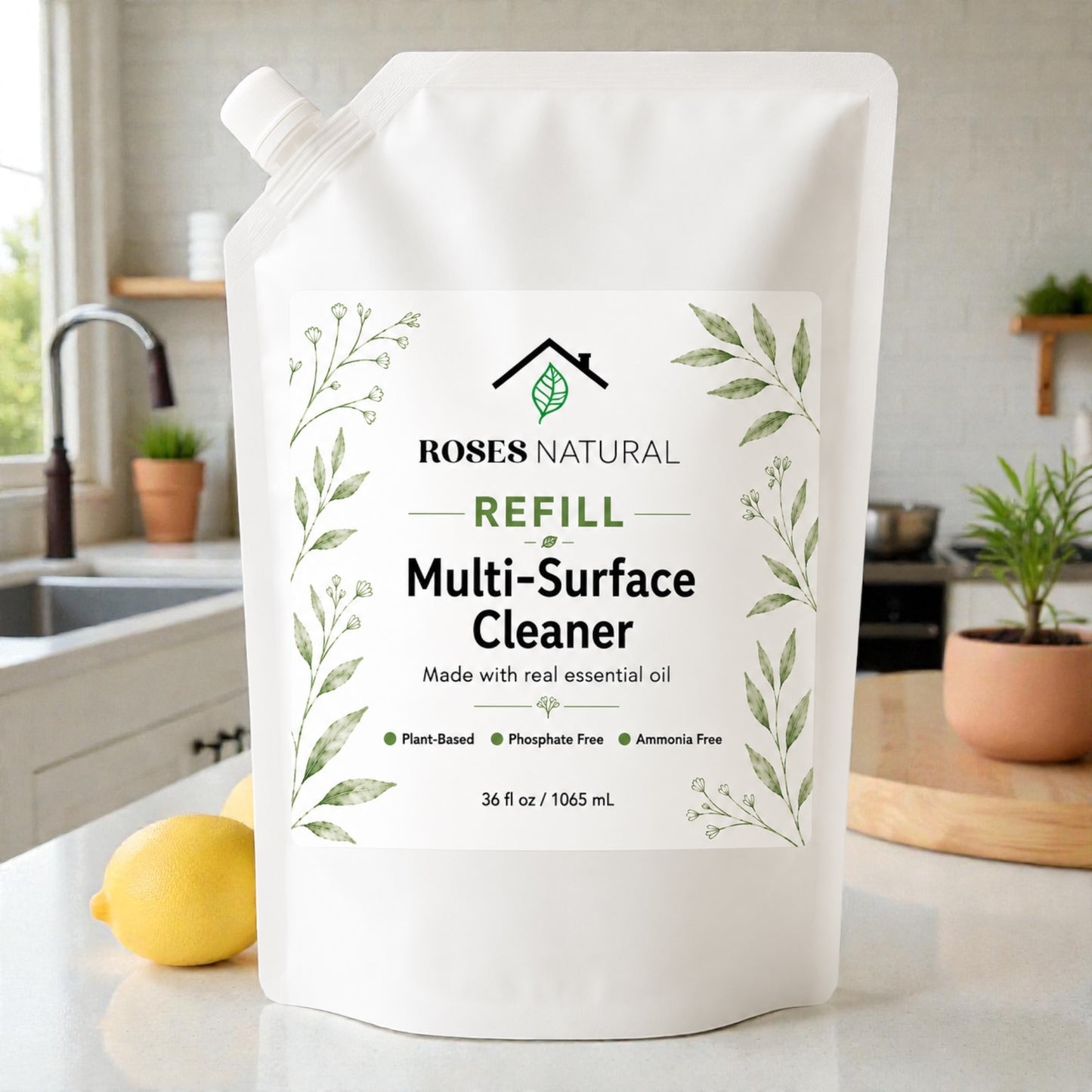 Roses Natural Multi-Surface Cleaner
 - Lemon + Eucalyptus