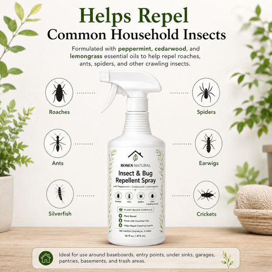 Roses Natural Plant-Based Insect & Bug Repellent Spray