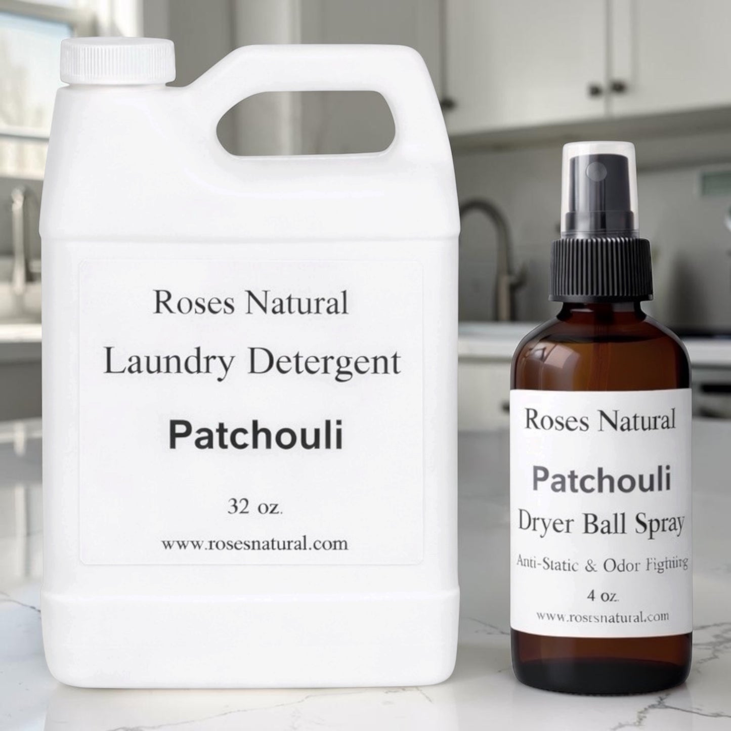 Plant-Based Laundry Detergent Liquid & Dryer Ball Spray Bundle