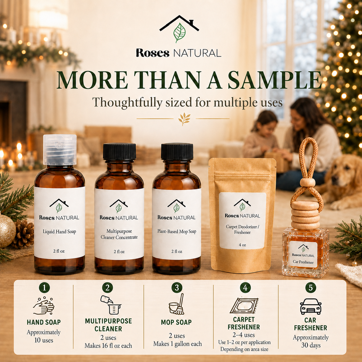 Holiday Discovery Set | 5-Piece Home & Car Care Sampler