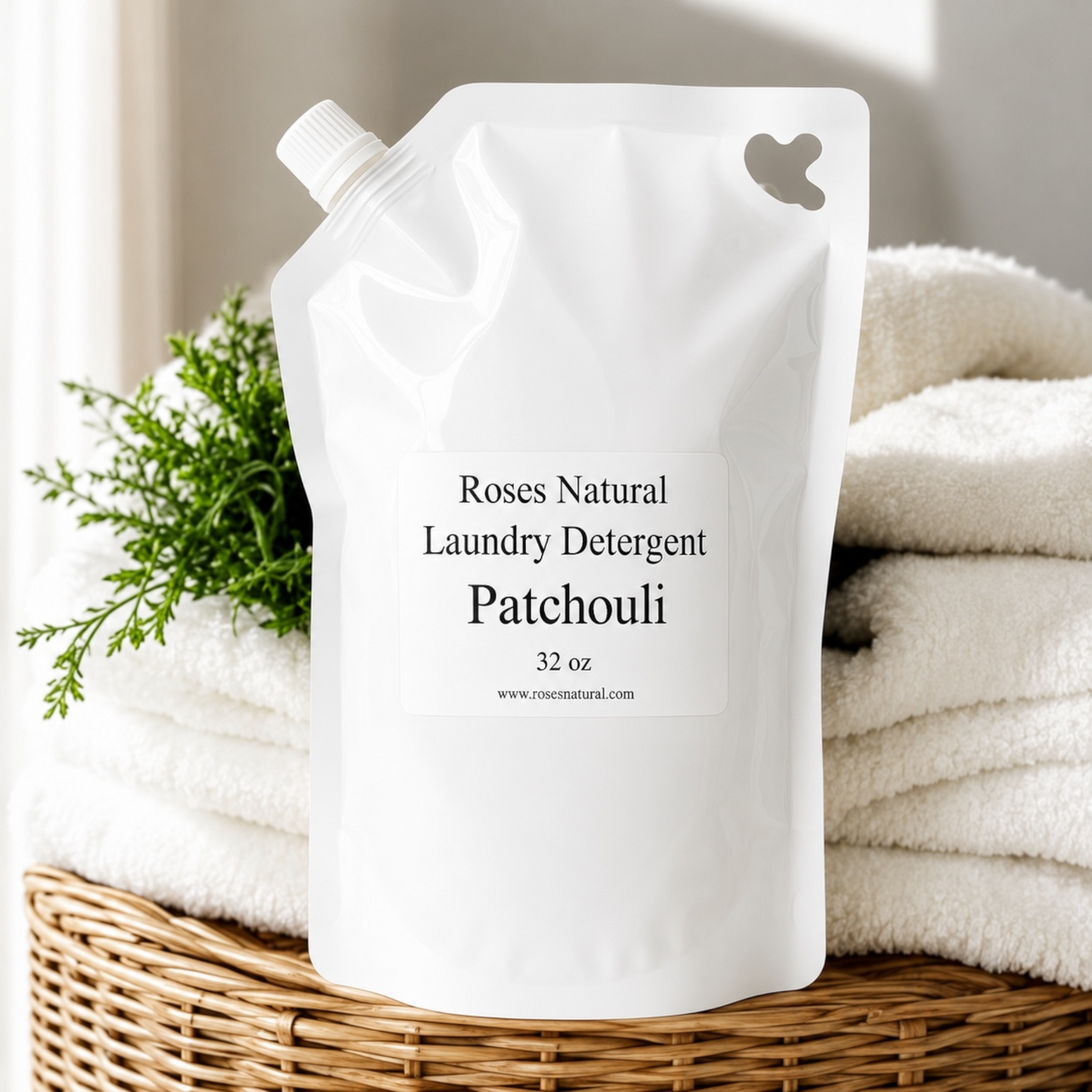 Roses Natural Patchouli Laundry Detergent | Plant-Based • HE Compatible