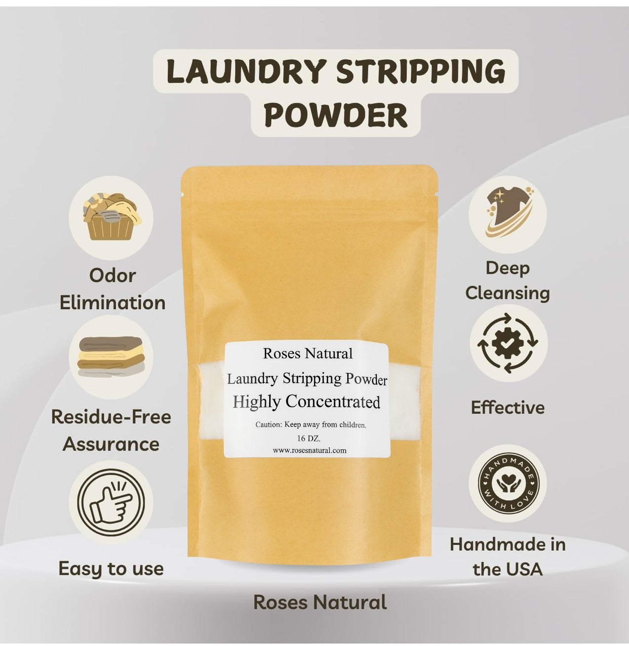 Natural Laundry Stripping Powder
