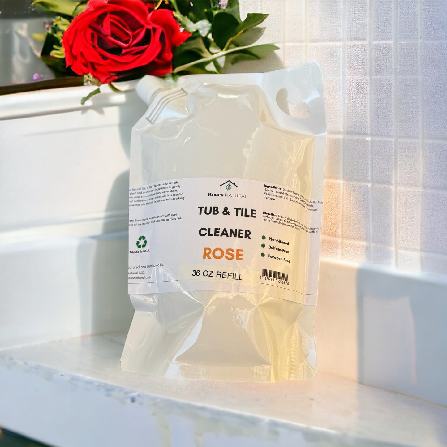 Rose Tub & Tile Cleaner with Refill