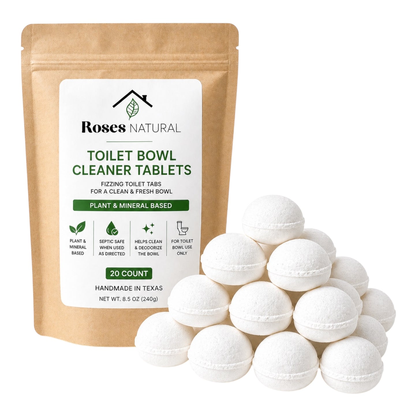 Natural Toilet Tablets/Pods Cleaner