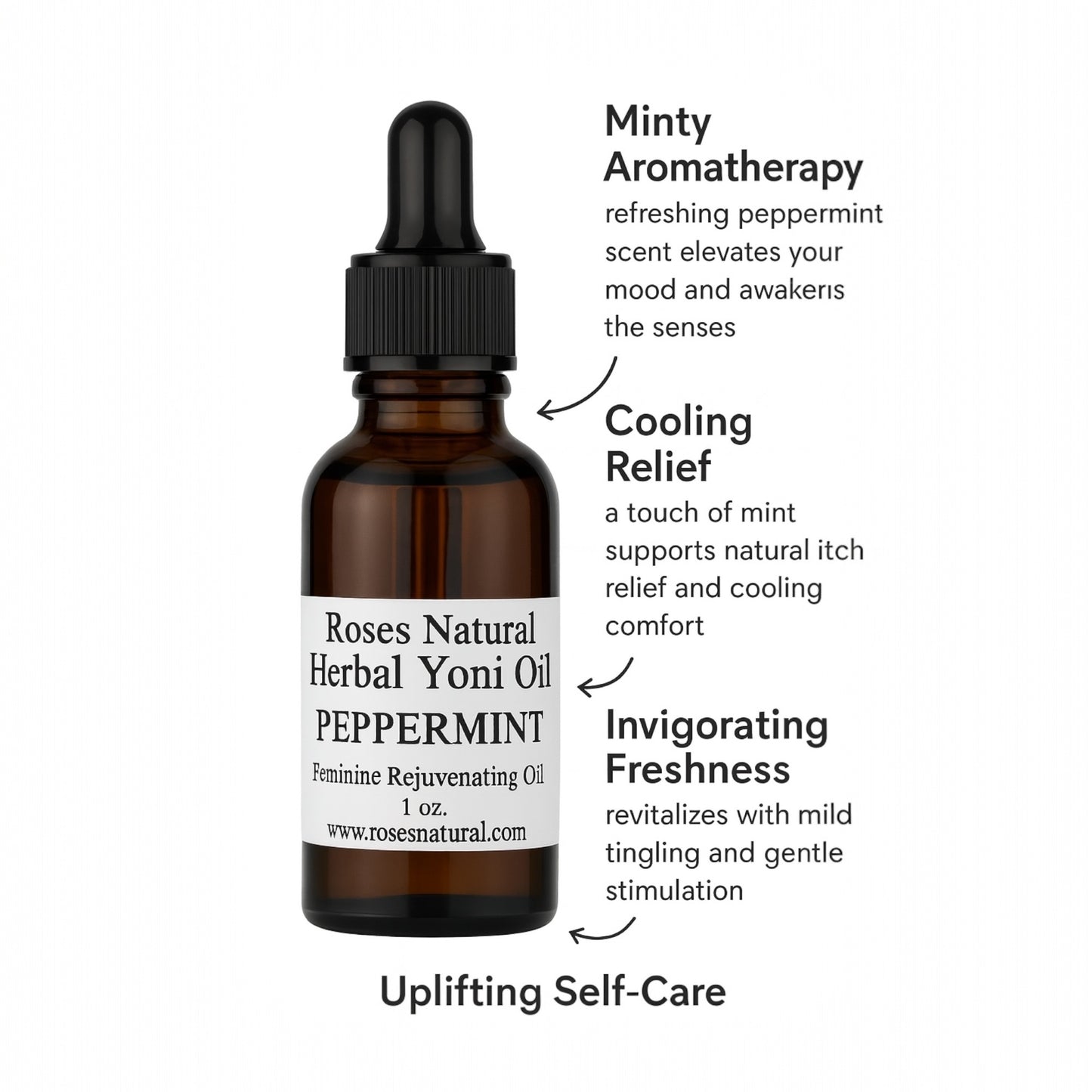 Roses Natural Herbal Yoni Oil – Feminine Rejuvenating Oil