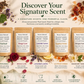 Promotional image of natural laundry detergent packages with scents and ingredients displayed.