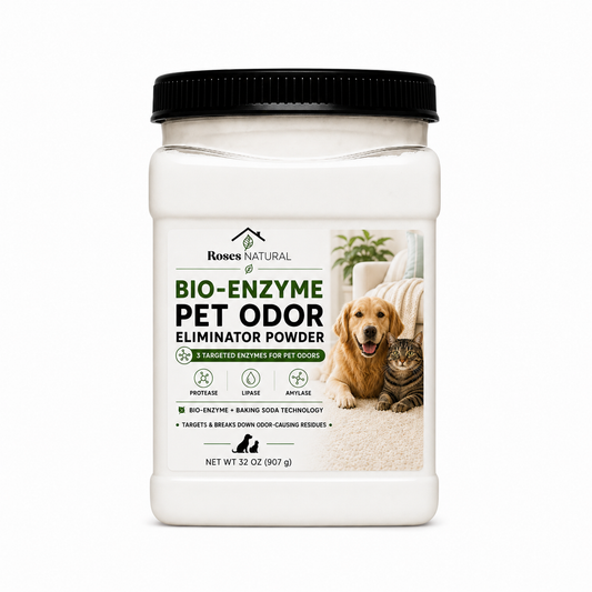 Roses Natural Bio-Enzyme Pet Odor Eliminator Powder