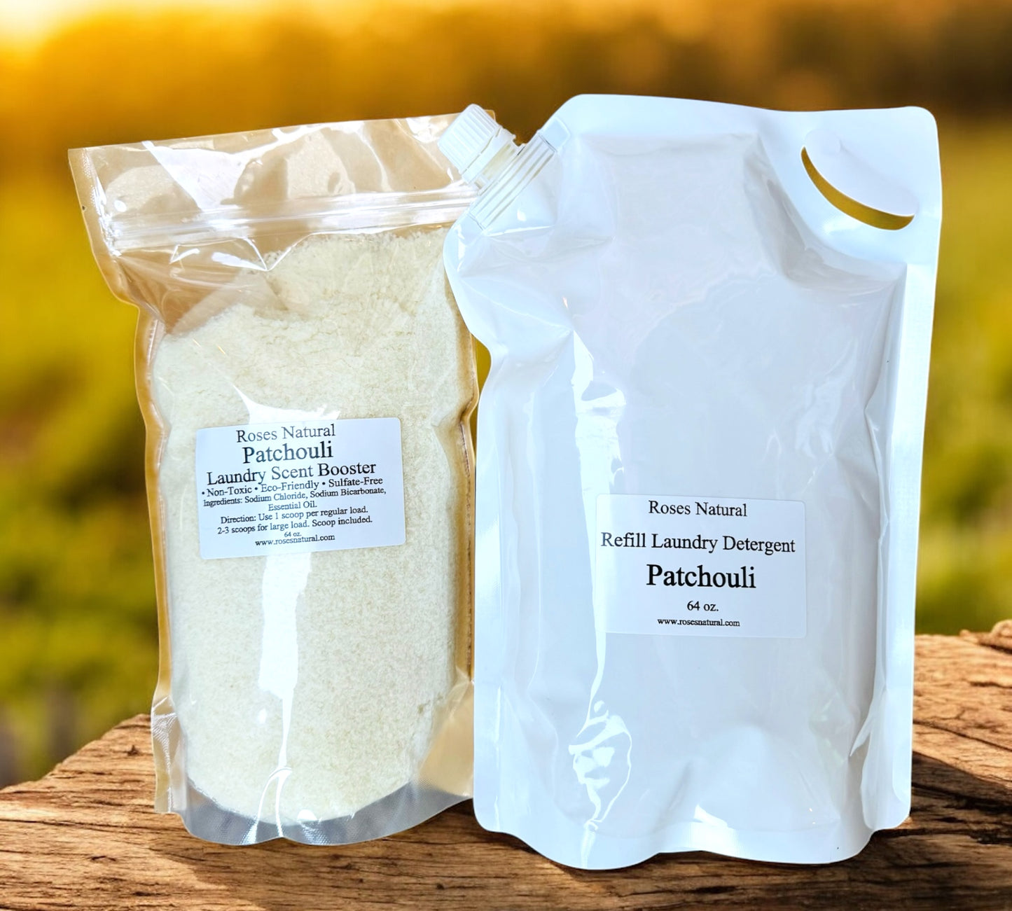 Patchouli Laundry Detergent & Scent Booster Bundle