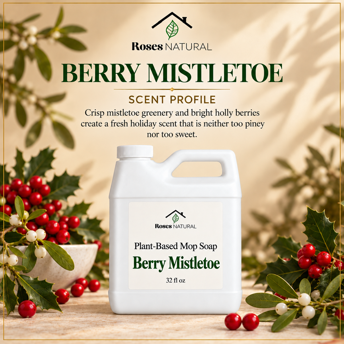 Limited-Edition Holiday Mop Soap | 32 oz